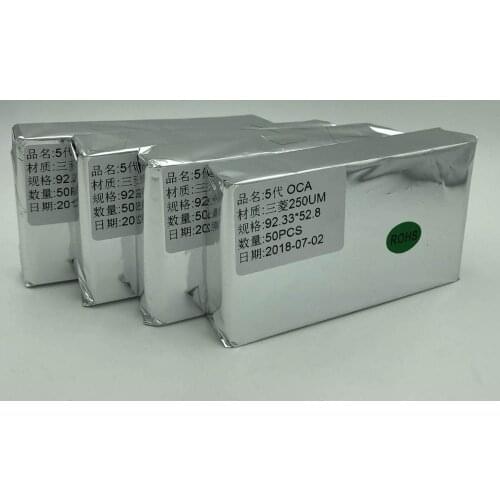 Best quality 250um OCA for iphone 5 to X LCD display touch screen glass panel high thickness oca laminateno bubble