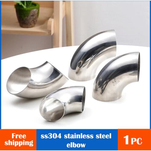 1PCS car accessories Automobile exhaust pipe muffler turns into stainless steel elbow 90 degree Angle pipe to reduce diameter