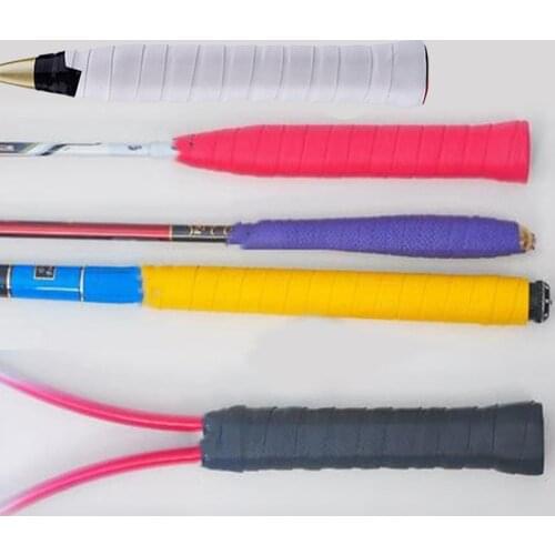 1Pcs Dry Tennis Racket Grip Anti-skid Sweat Absorbed Wraps Taps Badminton Grips Racquet Vibration Overgrip Sweatband Hot Sports