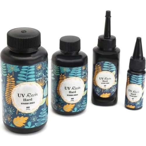 10/15/25/60/100/200g UV Resin Hard Glue Ultraviolet Transparent LED DIY Tools for Fashion elegant Jewelry Vintage Chic UV Resin