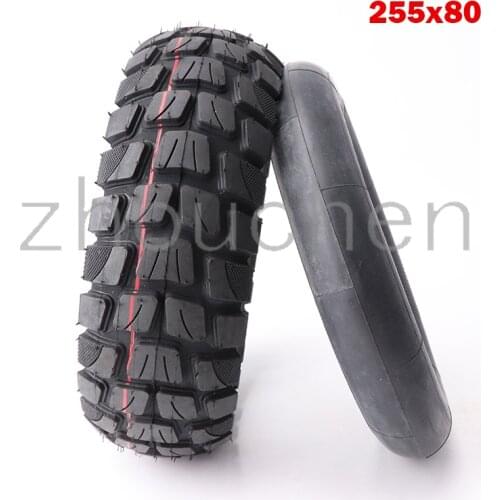 255x80 inner and outer tire zero electric scooter 10x dualtron kugoo m4 upgrade 10 inches 10x3.0 80/65-6 off-road tires