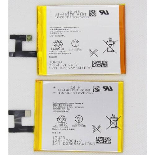 ISUNOOO LIS1502ERPC Real 2330mAh battery For Sony Xperia Z L36h L36 c6602 C6603 S39H C2305 M2 S50H D2303 D2305 D2306 battery