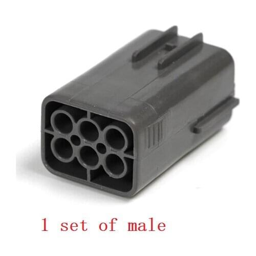 Free shipping 200 set 6 pin waterproof auto connector Accelerator Throttle Pedal Electronic plug DJ7065-2.2-11/21