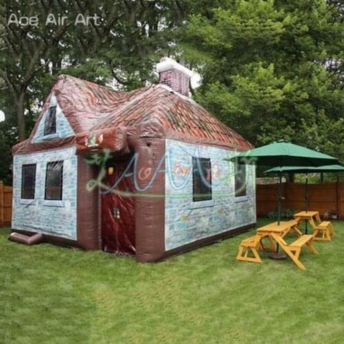 Free shipping Large inflatable pub tents exhibition bar tent air wine house shelter in the park for advertising /party