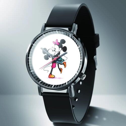 Reloj Mujer Fashion Mickey Women Watch Top Brand Cute Cartoon Girl Boy Casual Silicone Clock Gift Kobiet Zegarka