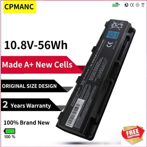 HSW New 6 cells Laptop Battery PA5108U-1BRS PA5109U-1BRS PA5110U-1BRS For Toshiba C40 C45 C50 Satellite C55 C70 C75 series