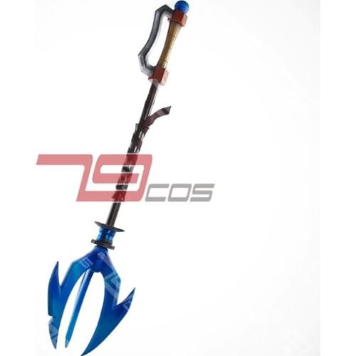 Hot Game LOL Tundra Fizz Trident PVC Cosplay Sword Weapons Props for Halloween Christmas Toys Birthday Gifts