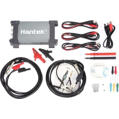 Hantek 6254BE Digital Storage Oscilloscope USB PC Osciloscopio 4 Channels 250Mhz Bandwidth Automotive Oscilloscopes
