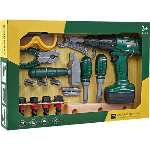 Toys Repair Tools Toys DIY Play House Simulation Electric Maintenance Educational Toy Set for Children and Boys Gifts AS167978