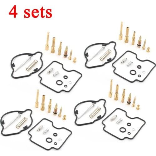 4Sets Motorcycle Carburetor Carb Rebuild Kits for Honda CBR 600 F2 CBR600 1991 1992 1993 1994 CBR600F2