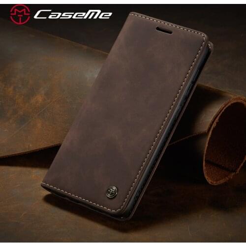 Leather Case for Samsung Galaxy A31 A41 A51 A71,CaseMe Retro Purse Luxury Magneti Card Holder Wallet Cover for Galaxy A10S A50