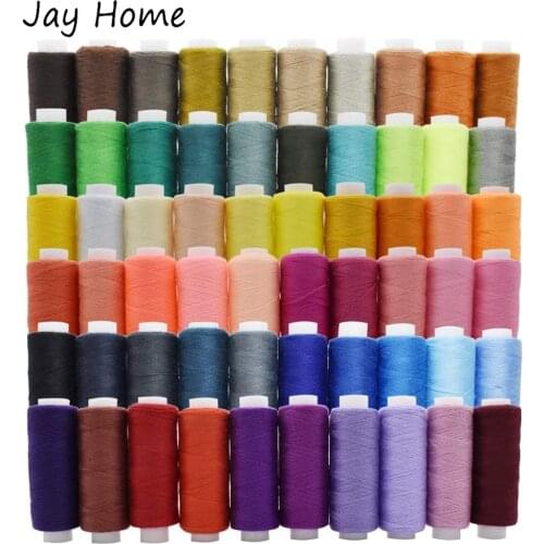 30/60 Colors Sewing Threads Polyester Hand Sewing Thread Kit 250 Yards Stitching Embroidery Thread DIY Crafts Quilting Supplies