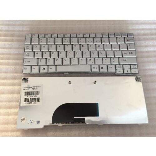 NEW UI keyboa For Sony VAIO VPC M M21 M12 M13 Series PCG-21313M PCG-21313L Silver Laptop keyboard V091978CS1 Version UI