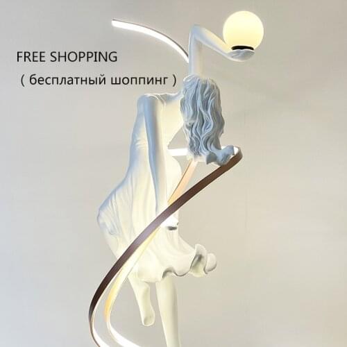New Creative Humanoid Art Sculpture Floor Lamp Indoor Lighting High-end Interior Decoration Floor Lamp LED Lamp