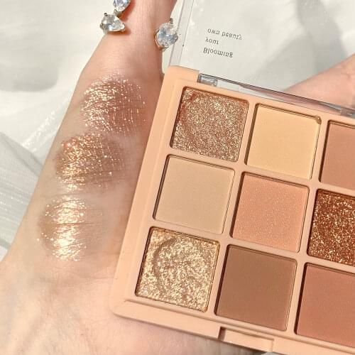 New 9 colors Nude and Matte eshadow Makeup Palette Shine Matte Eye Shadow Pallete Long lasting Shiny Eye Pigment makeup