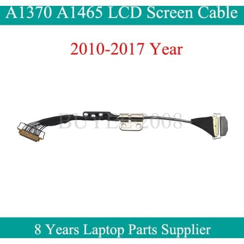 Original For Macbook Air 11.6" A1370 A1465 LCD LVDs Screen Display Cable Replacement 2010 2011 2012 2013 2014 2015 Year