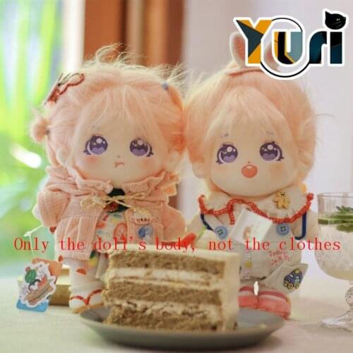 Yuri Limit Kpop Idol Star No Attributes 20cm Plush Doll Toy Stuffed Wig Body Soft MDZS Cute Cosplay Fan Child Gift New MK C