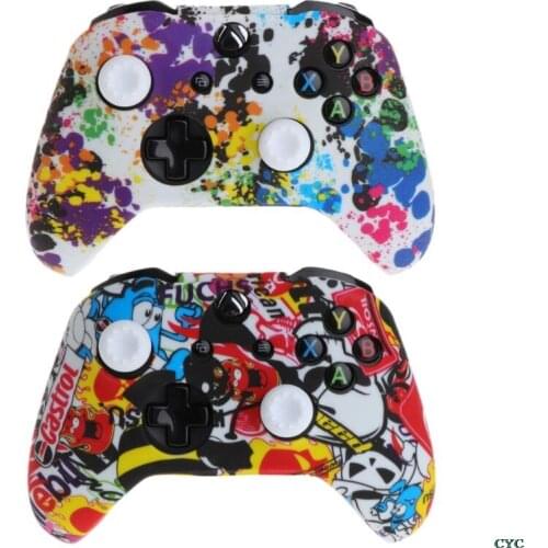 Popular Silicone Gamepad Cover + 2 Joystick Caps For XBox One X S Controller