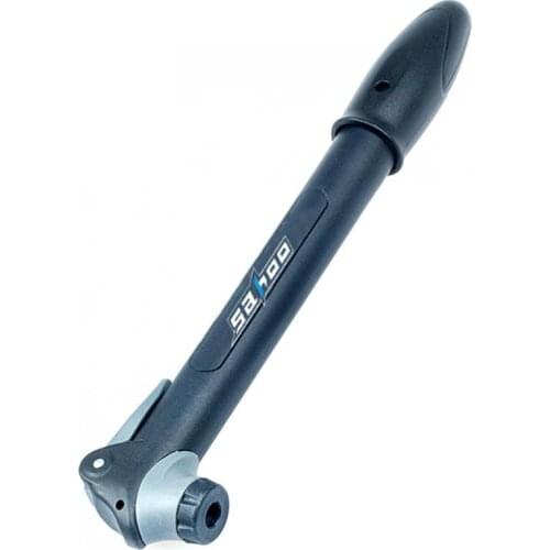 SAHOO Portable Black Bicycle Mountain Mini Bike Nylon Ultra-light Inflatable Tire Pump