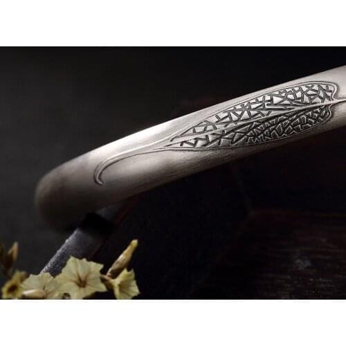 Silver Restoring Ancient Ways Is Frosted Matte Ms Leaves Bracelet Sterling Silver Bracelets Wholesale High-grade Joker