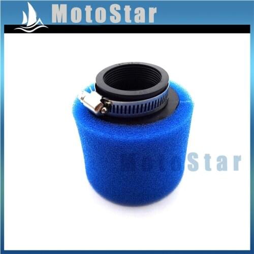 Blue 45mm Foam Air Filter Clearner For 125cc 140cc 150cc Engine Carburetor ATV Quad Pit Dirt Bike Go Kart Scooter Motorcycle