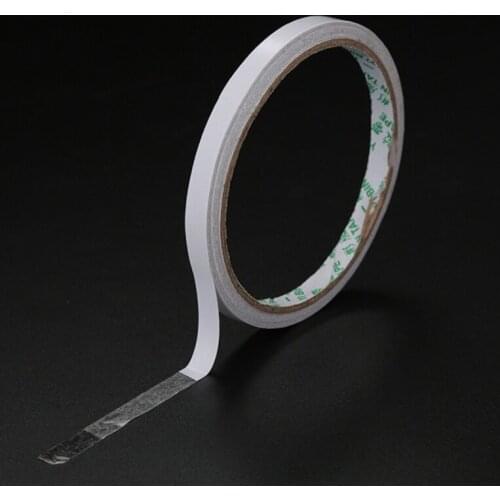8mm 10mm 12mm 8M Double Sided Tape Super Strong White Double Sided Adhesive Tape Paper Strong Ultra Thin High Adhesive Cotton