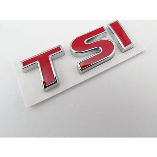 Transporter Adhesive Lettering TSI Emblem Golf MK6 Decal Rear Trunk Logo For TSI Polo