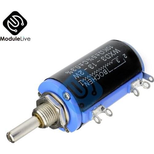WXD3-13-2W 10K ohm Multiturn Wirewound Potentiometer Adjustable Resistor