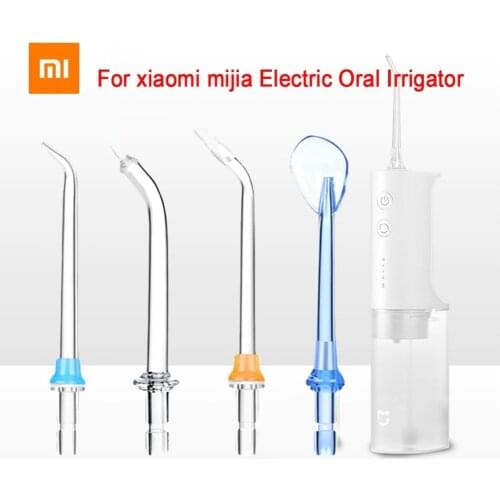 Xiaomi Oral Irrigator Accessories IPX7 WaterProof Water Jet Flosser Oral Cleaning W 4 Nozzles Memory Mouth Clean Not Original