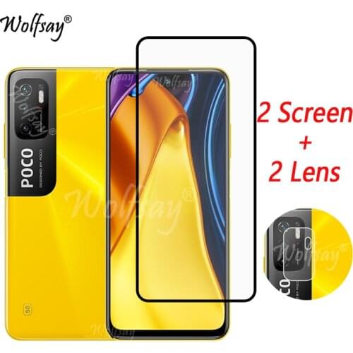 Full Glue Tempered Glass For Xiaomi Poco M3 Pro Screen Protector For Xiaomi Poco M3 Pro 4G Camera Glass For Poco M3 X3 Pro Glass