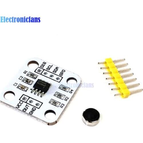 1pcs AS5600 Magnetic Encoder 12 Bit High Precision Magnetic Induction Angle Measurement Sensor Module for Aduino
