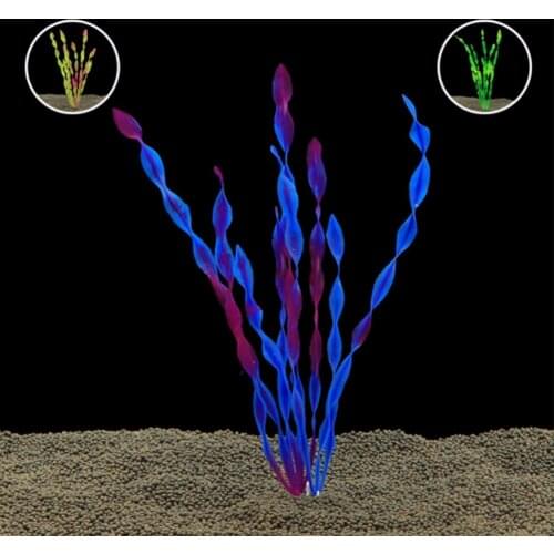 1 Pcs Simulation Aquatic Plastic Plants Aquarium Ornament Decorations Fish Tank Landscape Plants