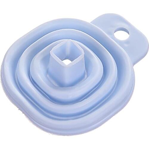 1pcs Mini Foldable Funnel Silicone Collapsible Funnel Folding Portable Funnels Be Hung Household Liquid Dispensing Kitchen Tools