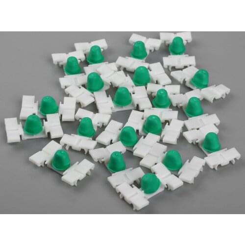 20Pcs Car Door Fender Moulding Trim Clips Bump Strip Rivets Fastener Clips Exterior Retainer 51131960054 For BMW E36 E46 320