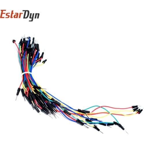 65pcs=1set Jump Wire Cable Male to Male Jumper Wire Breadboard