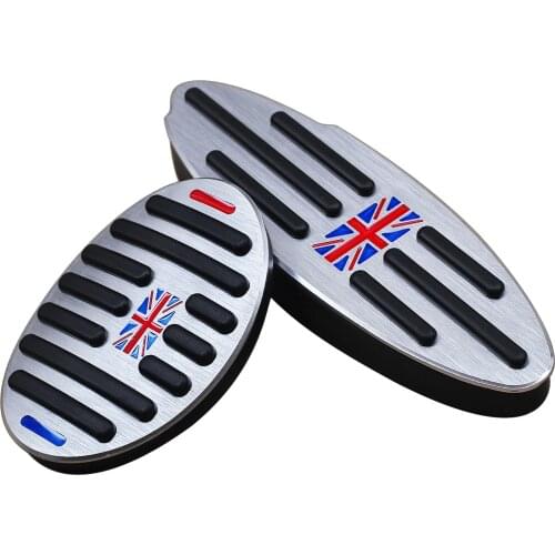 Aluminum Union Jack Gas Brake Pedal Cover For Mini Cooper Clubman Countryman F54 F55 F56 F57 R56 R58 F60 R61