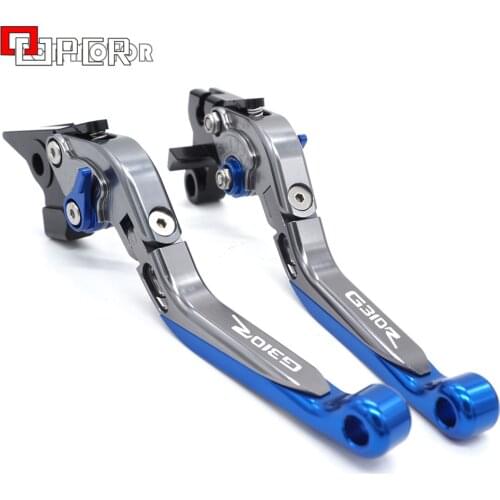 Free Shipping With LOGO Motorcycle Aluminum Brakes Clutch Levers For BMW G310R G310GS g 310 r gs 2017-2018 Folding Extendable
