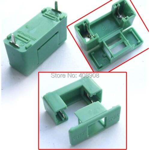 Fuse Holder DIP 6.3A 1.6W 250V FOR 5mmx20mm FuseS PCB Panel Soldering