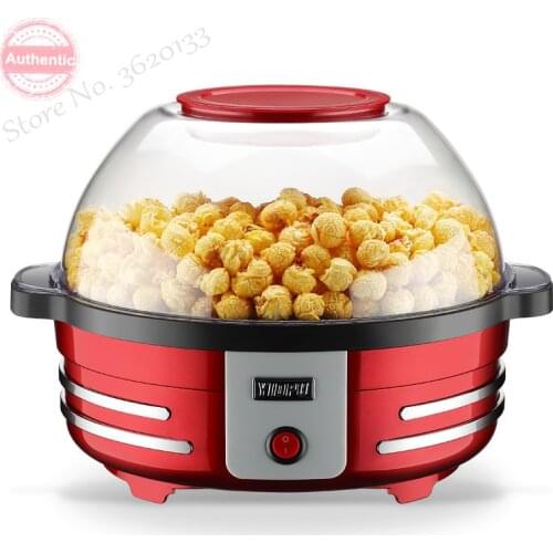 Home Popcorn Maker Machine High-end Oil Sugar DIY Popcorn Making Machine Bakeware Removable Washable Kitchen Machine