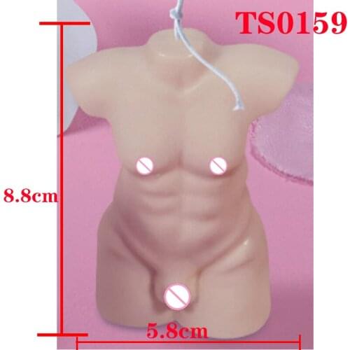 PRZY Man Body Soap Molds Mold Silicone 3D Human Candle Gypsum Chocolate Candle Valentines Day Cake Mold Clay Resin Moulds