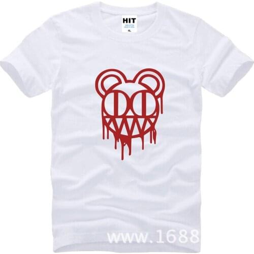 New Printed Rock Band Radiohead T Shirt Men Short Sleeve Cotton O-neck Radiohead Rock T-shirt Tops Free Shipping