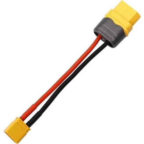 RC Battery Cable Amass XT60 to XT30 T-Plug Connector Male Female Connector Plug with 16AWG Silicone Wire 100mm
