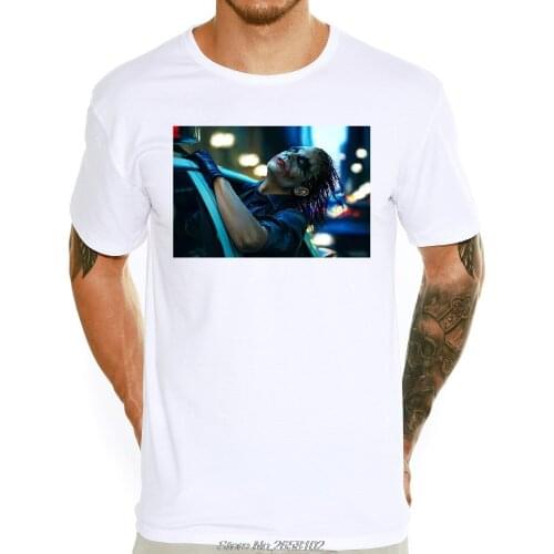 Mens Fashion The Joker Design T Shirt For Male Boys Cool Movie Poster Casual T-shirt Tops Short Sleeve Teesharajuku Streetwear
