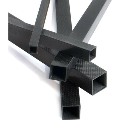 NEW 1pcs X 500mm length 10MM 15MM 20MM 22MM 25MM 30MM Carbon Fiber Square Tube