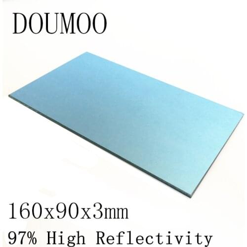 1 PC /ot 160x90x3 mm Projector Reflector Mirror DIY Projector Accessories 97% High Reflectivity Lens For Projector Screen