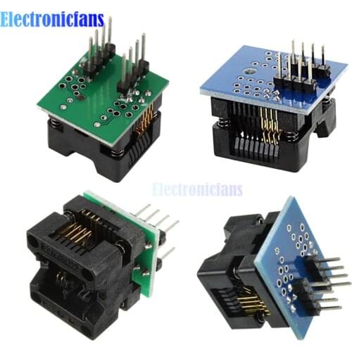 Diymore SOP8 to DIP8 SOP8 turn DIP8 SOIC8 to DIP8 IC Socket Programmer Adapter Socket for Wide 150mil 200mil Smart Electronics