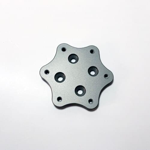 Simulated racing steering wheel direct drive OSW aluminum alloy hard oxidation 70mm steering wheel adapter Z11