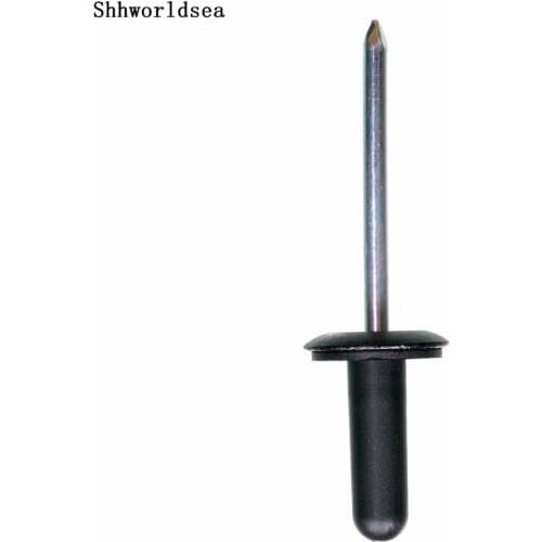 Shhworldsea 100pcs Aluminum Fastener Auto Clip Rivet With Plastic Sleeve