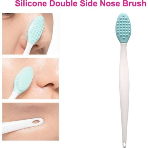 Silicone Facial Nose Mask Brush Beauty Wash Blackhead Exfoliator Remove Soft Massage Cleansing Face Brush Skin Care Tools