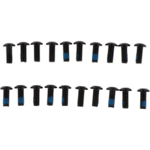 20pcs M5x10mm Steel Bicycle Disc Brake Rotor Bolts Bike Disk Rotor Screws / Water Bottle Screws